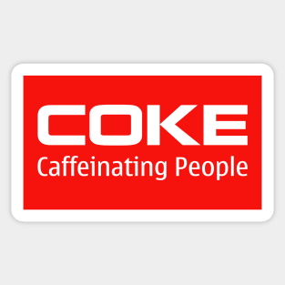 Coke Caffeinating People Sticker